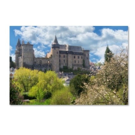 Cora Niele 'The Castle Of Vitre In Spring' Canvas Art,22x32